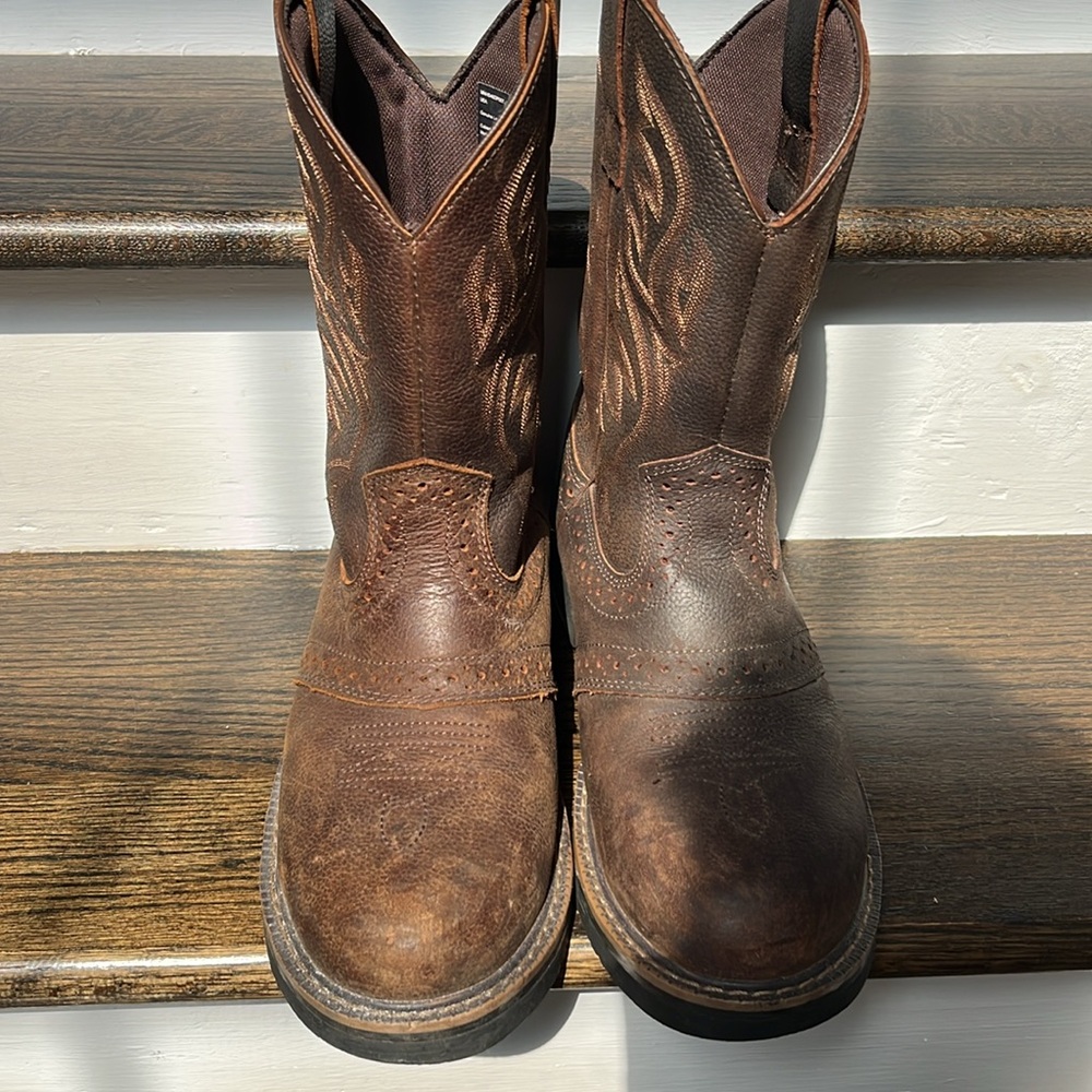 Herman Survivors Cowboy Leather Western Boots Men’s 9